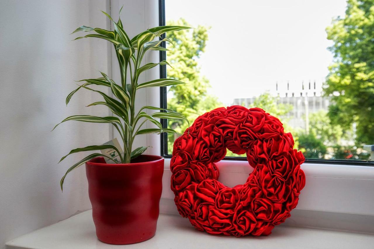 Berg Apartament Red Obok Starego Miasta Gdaňsk Exteriér fotografie