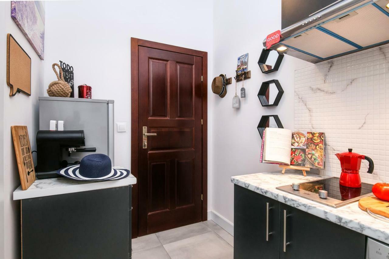 Berg Apartament Red Obok Starego Miasta Gdaňsk Exteriér fotografie