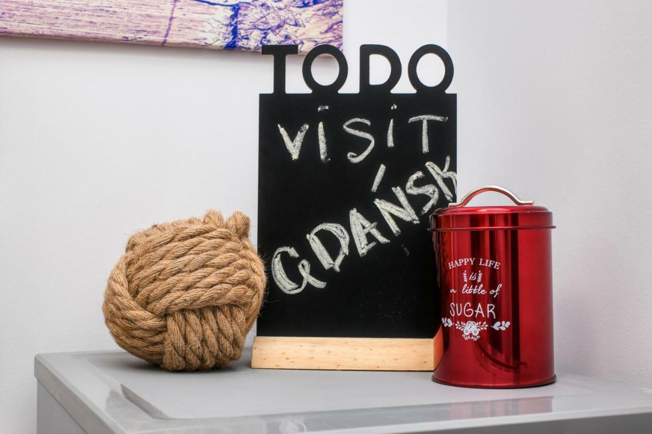 Berg Apartament Red Obok Starego Miasta Gdaňsk Exteriér fotografie